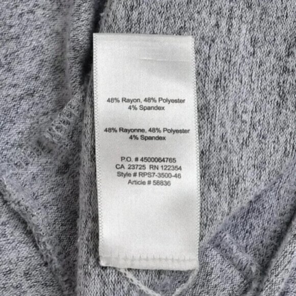 Aritzia Wilfred Free Zlata Gray Knit Open Front Cardigan Sweater Size XS - Picture 8 of 11